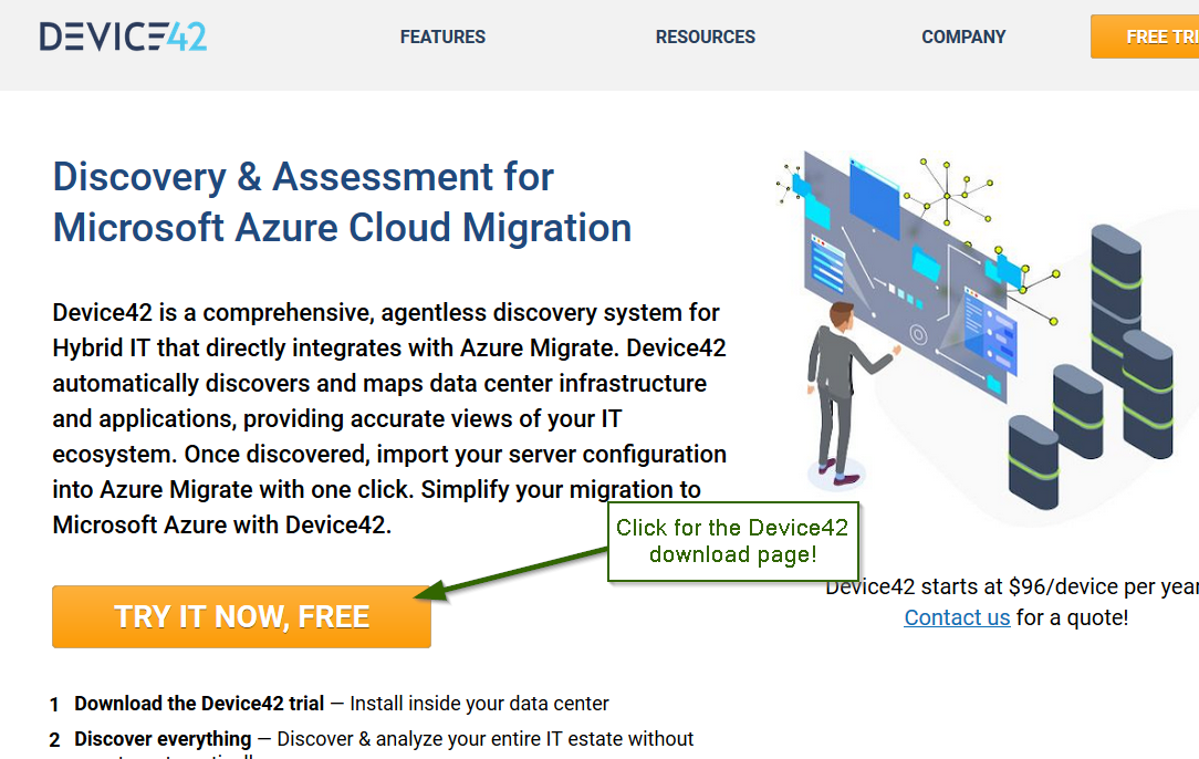 Device42 download page