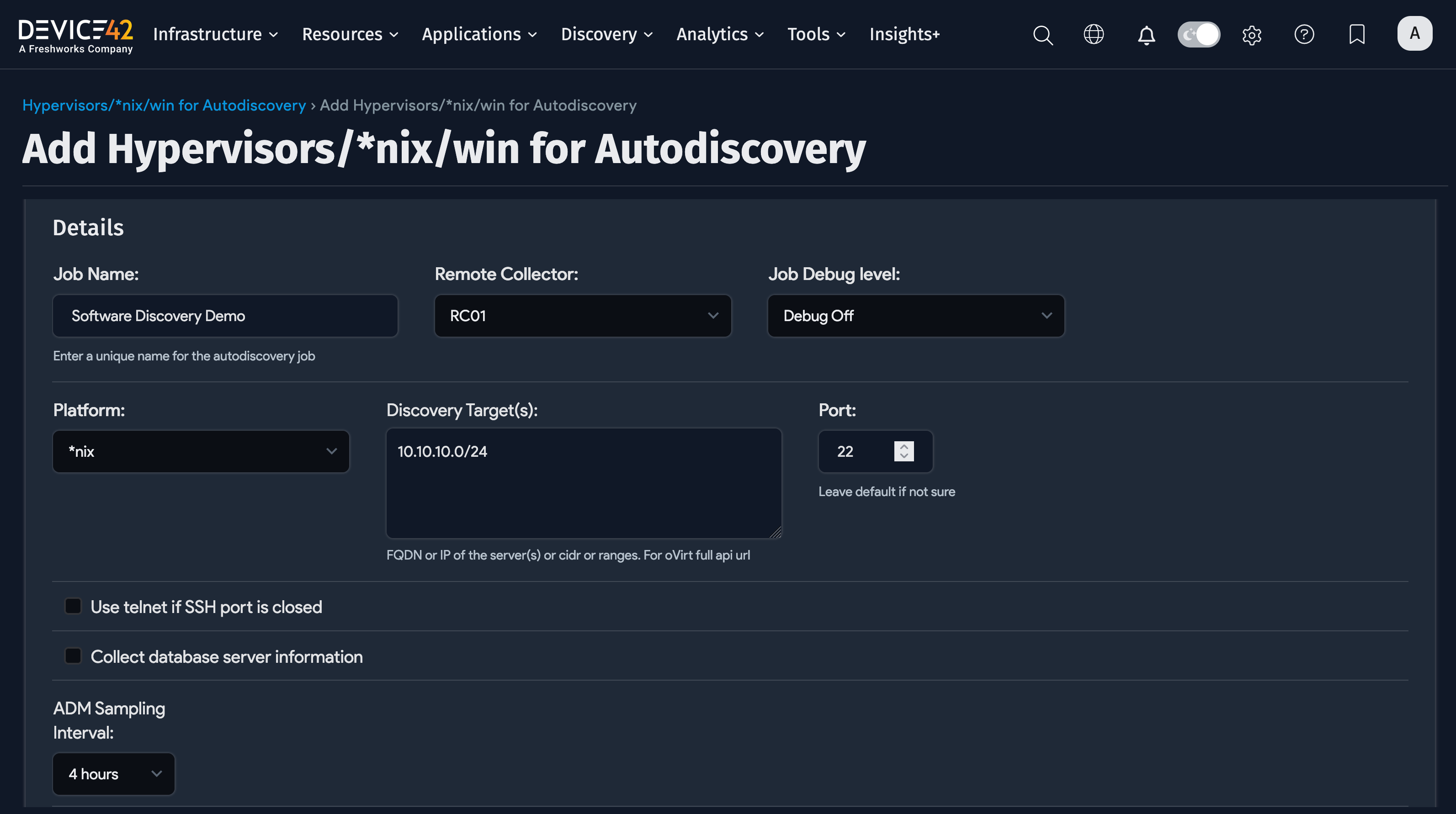 Add autodiscovery job image 1