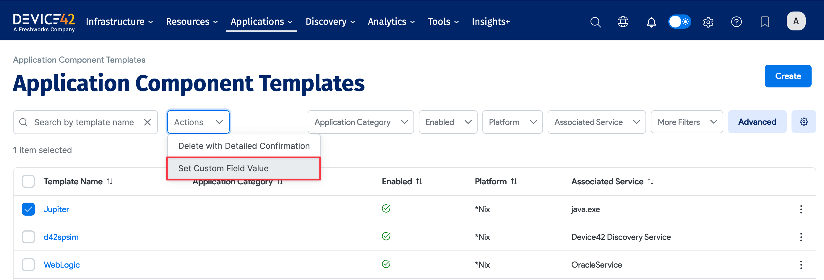 Custom Field Value action