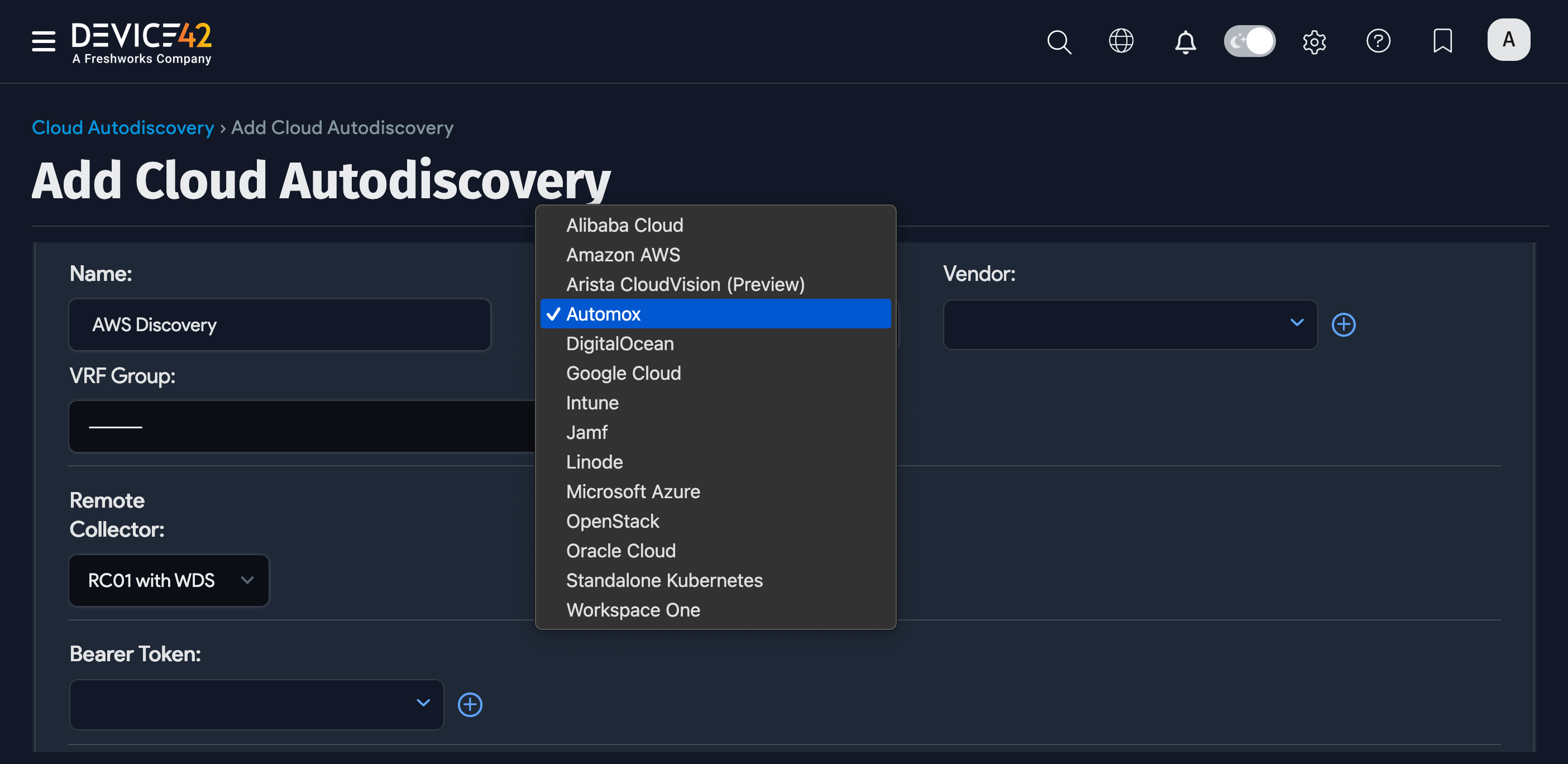 Add a new Automax job