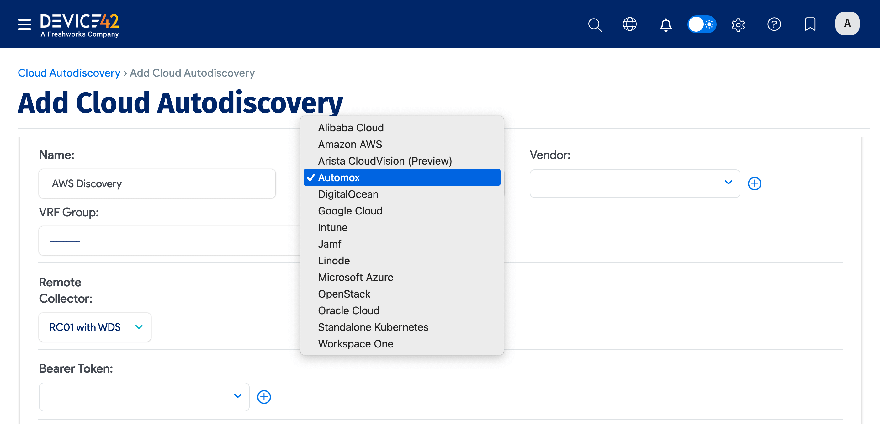 Add a new Automax job