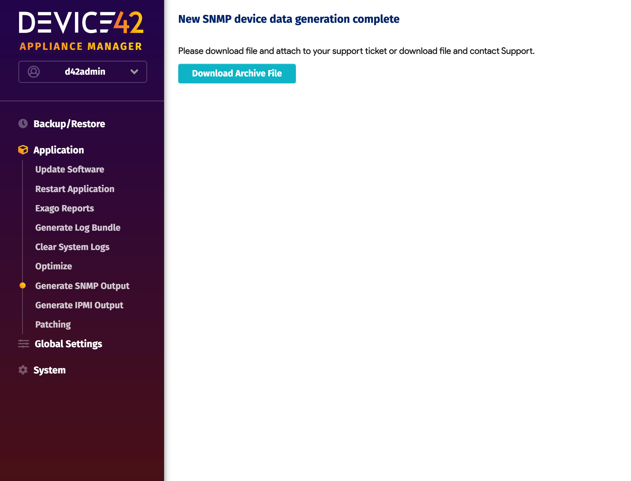 Download Archive file