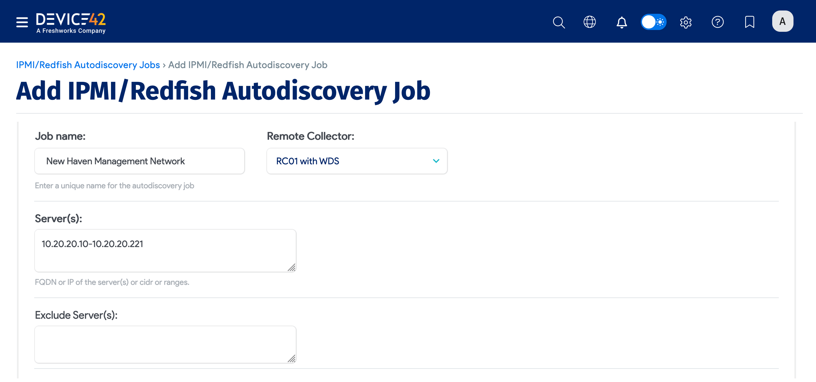 Add IPMI/Redfish job