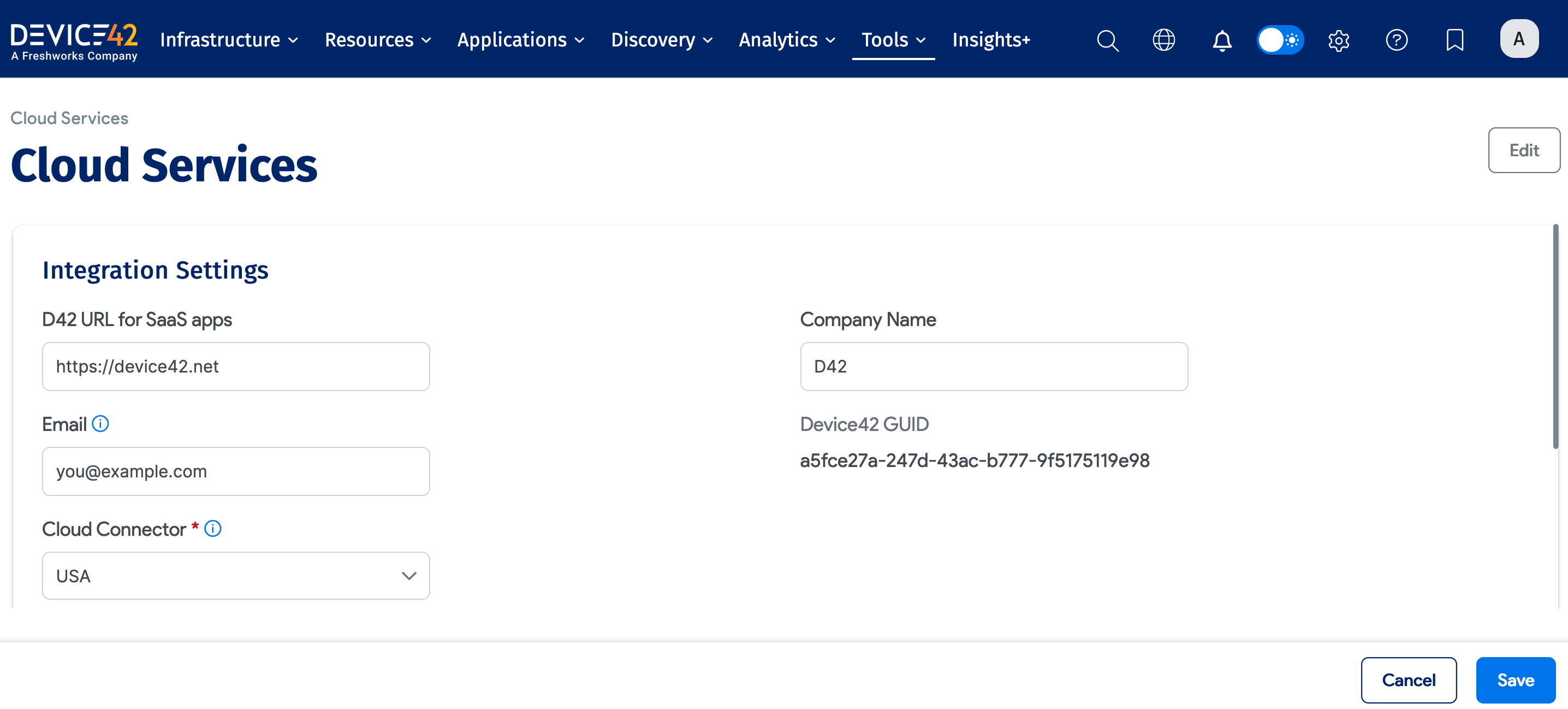 Device42 Cloud Services