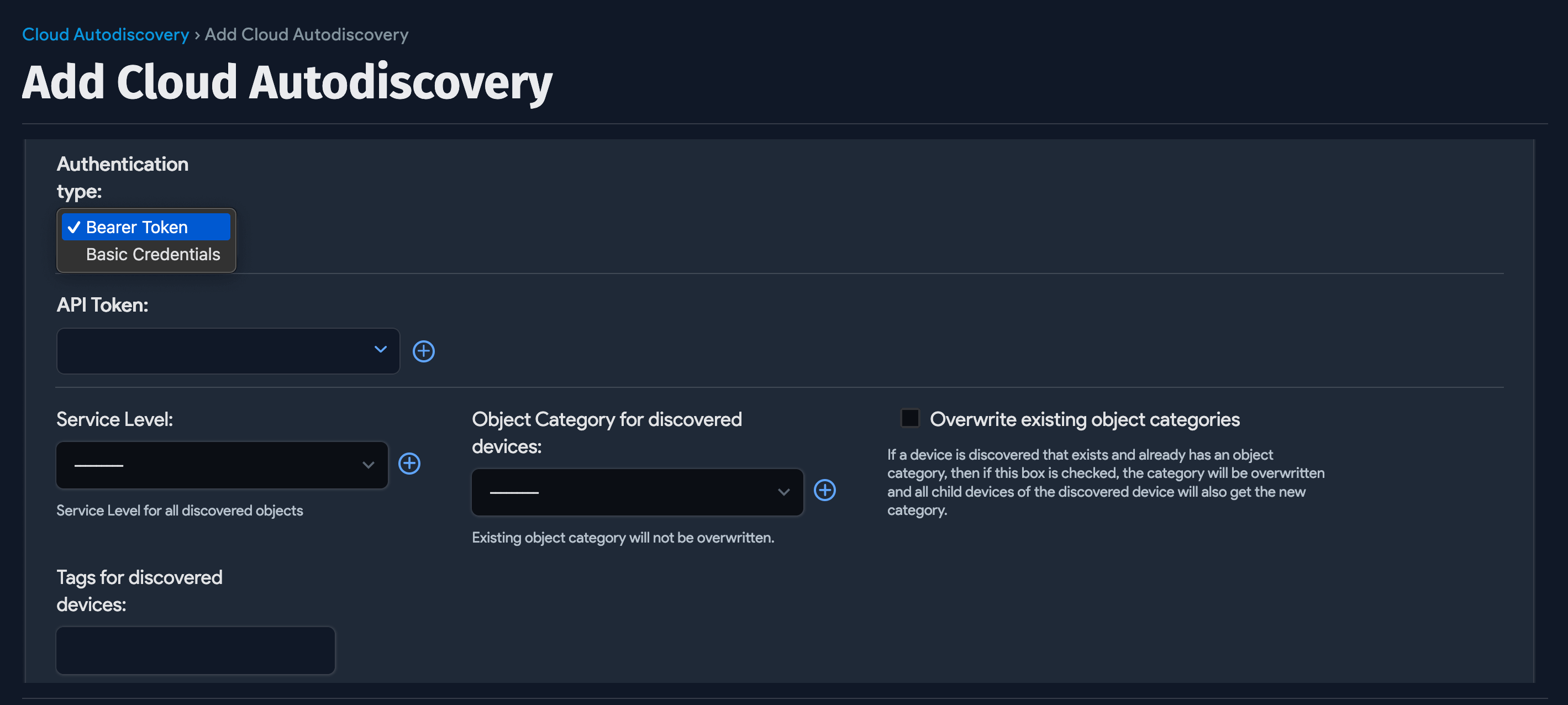 Add Arista CloudVision discovery details