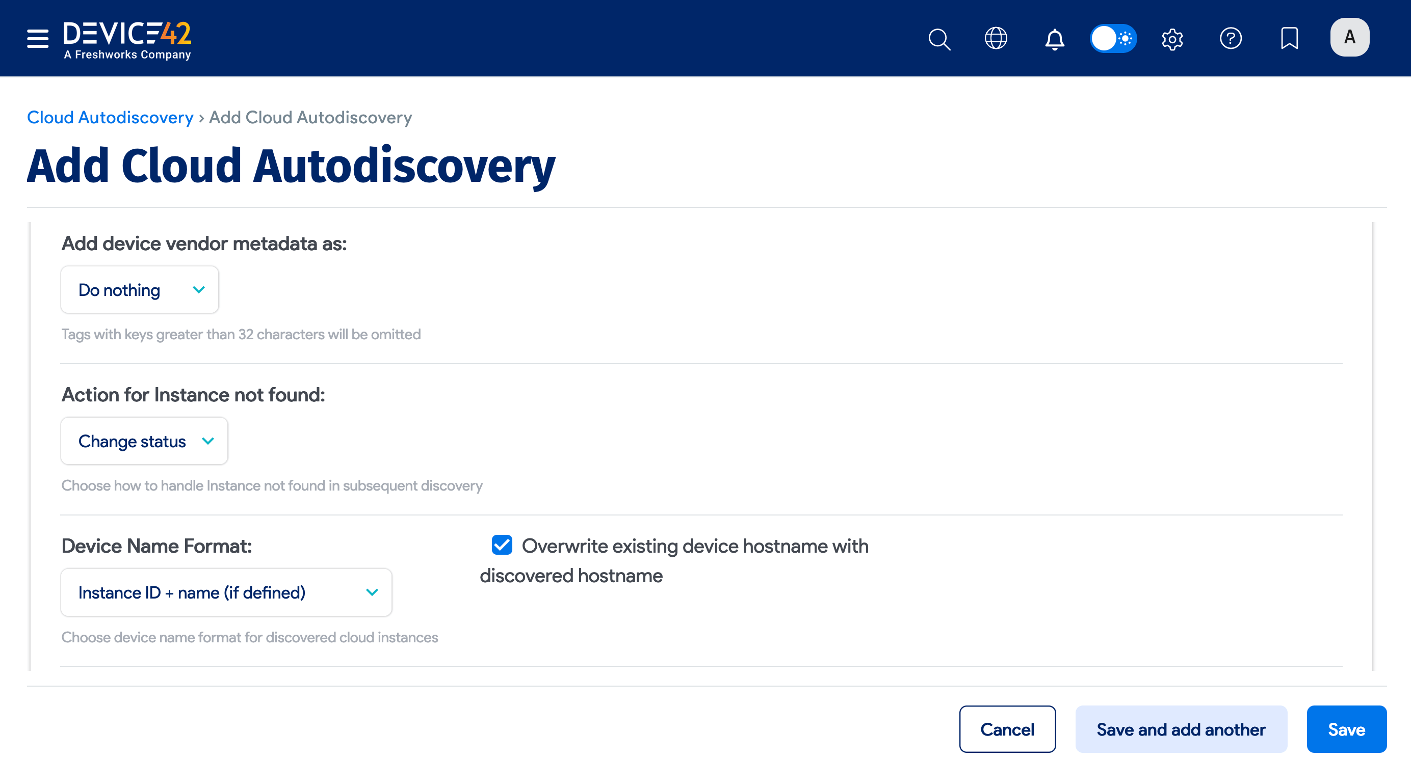 Oracle additional options