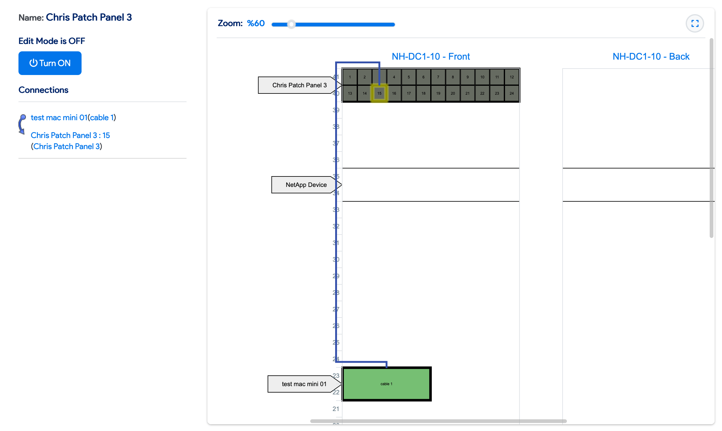 Drag and drop connection creation
