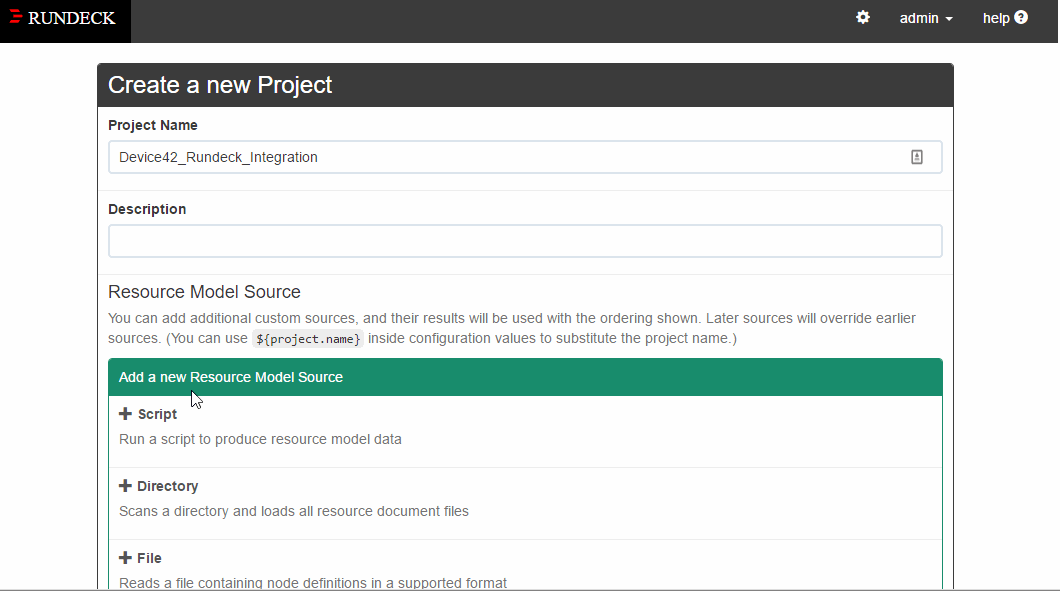 Plugin configuration