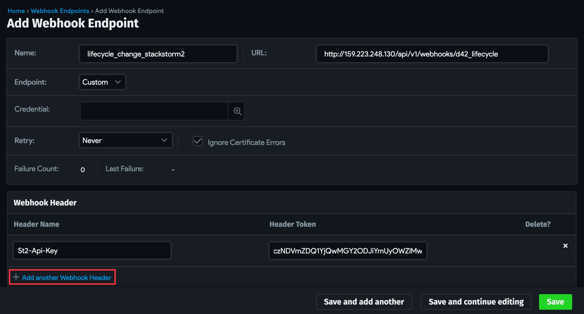 Add Device42 webhook endpoint
