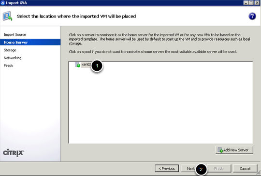 Choose a pool, or accept the default (next)