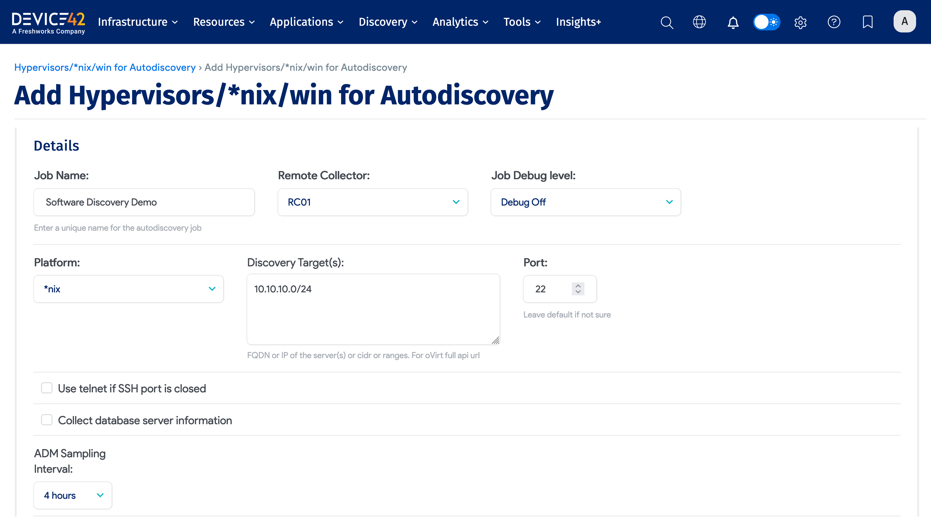 Add autodiscovery job image 1