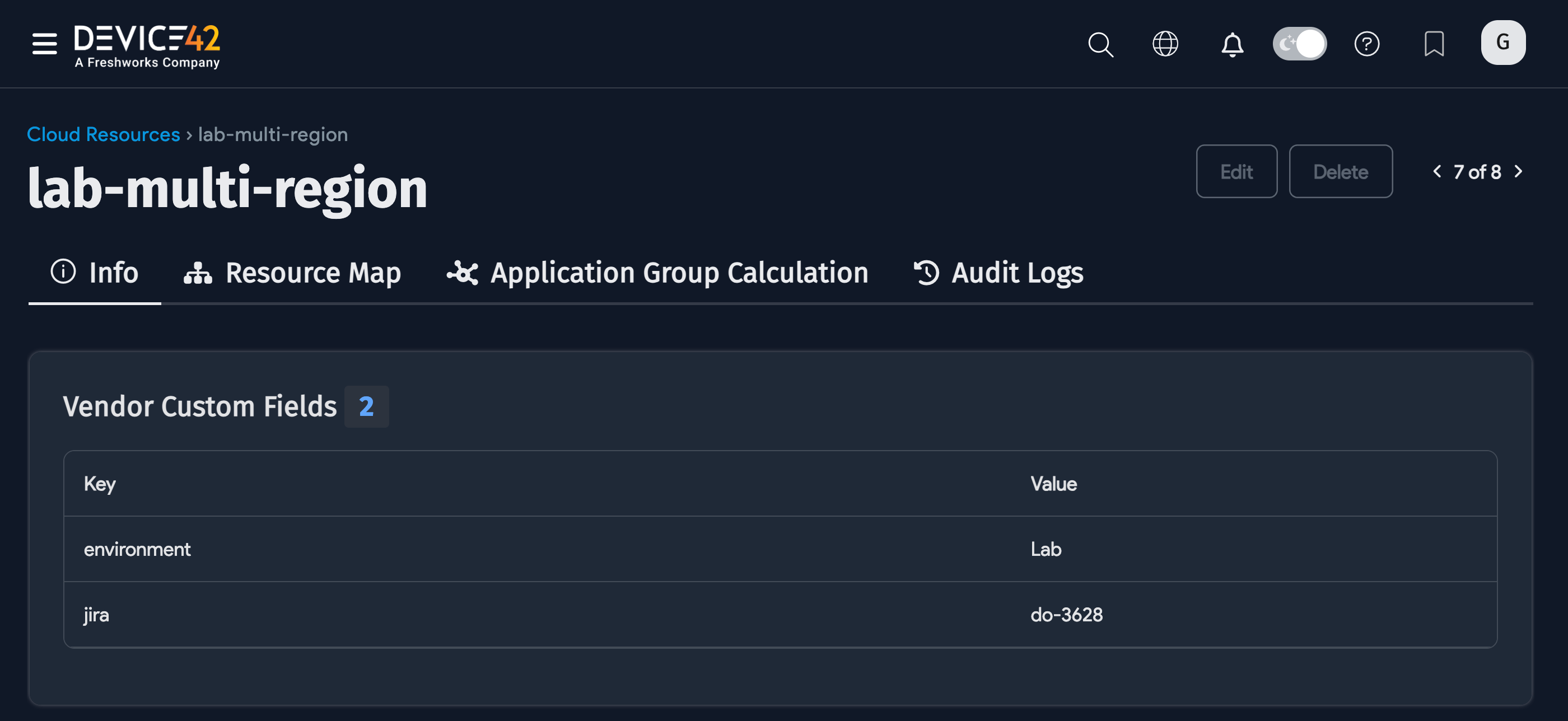 Vendor Custom Fields