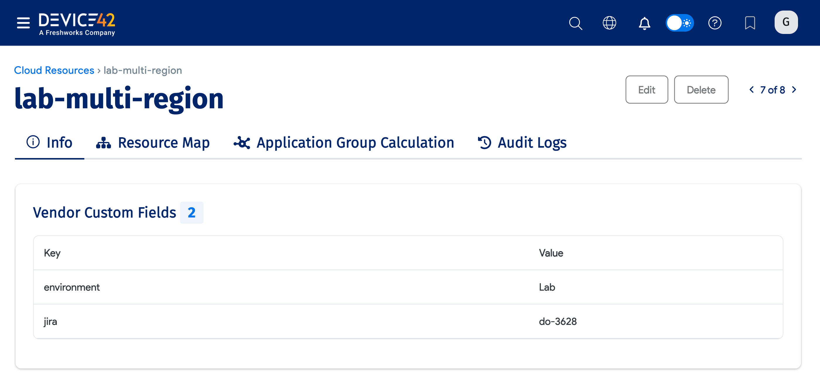 Vendor Custom Fields