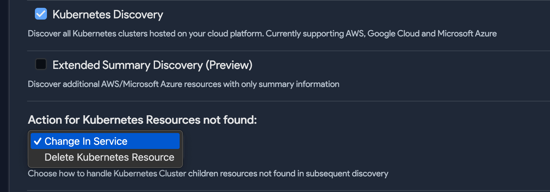 Kubernetes Discovery