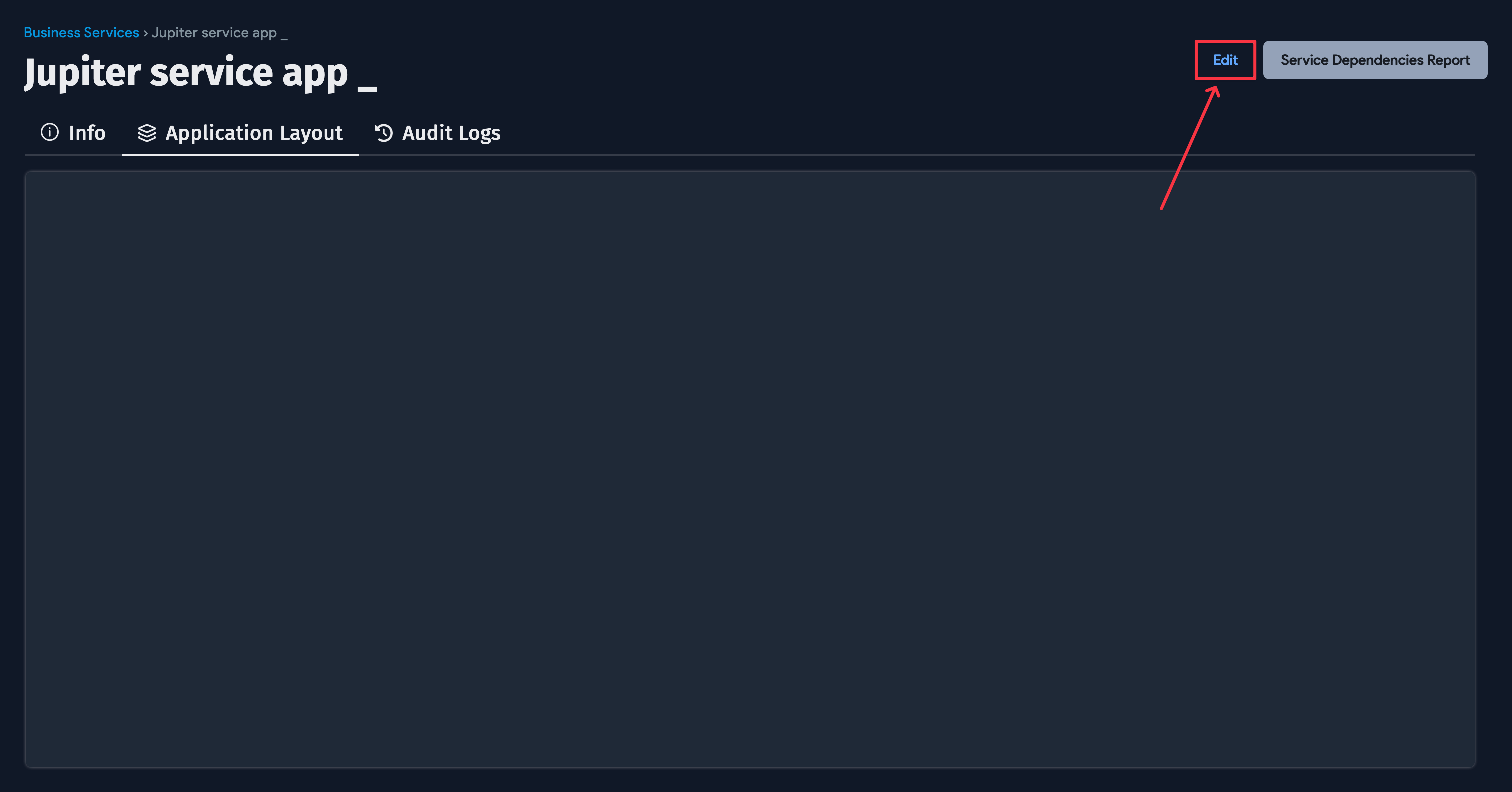 Blank visualization canvas