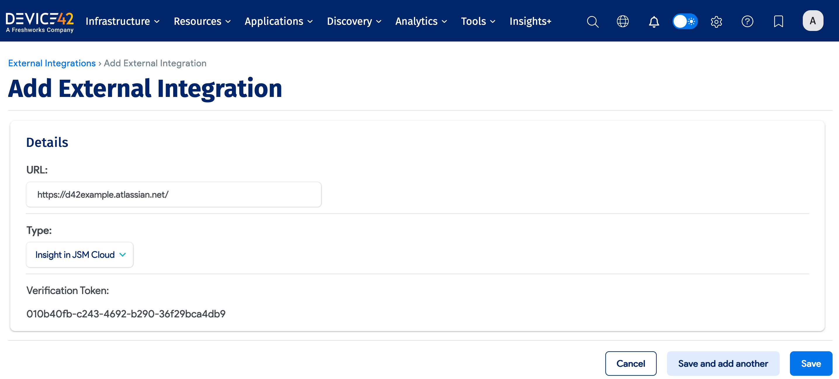 Device42 External Integration