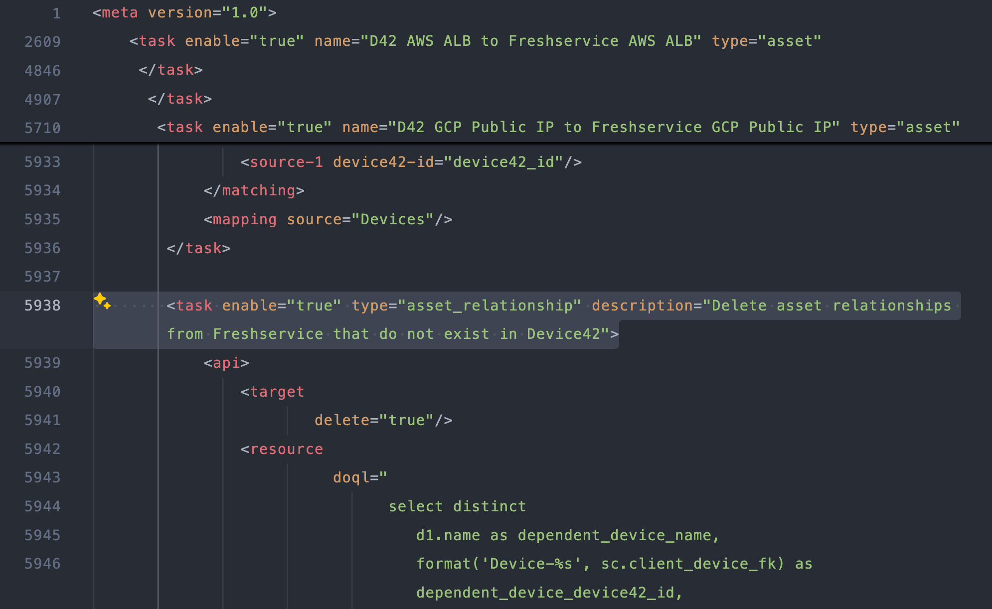 Task location in VS Code