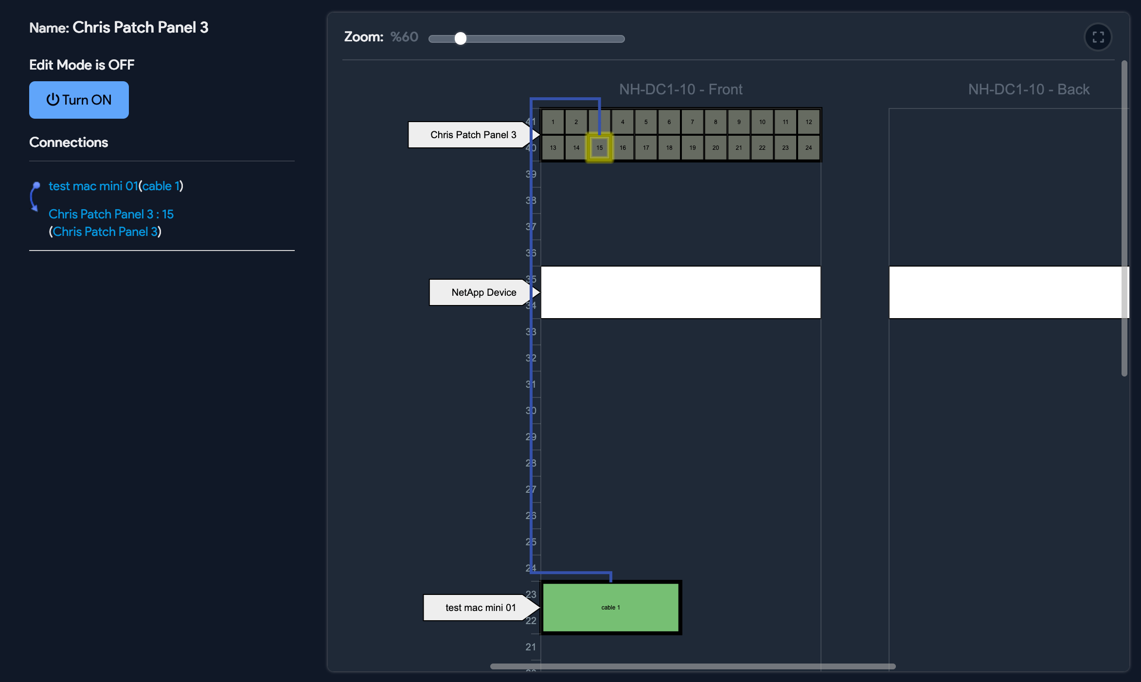 Drag and drop connection creation