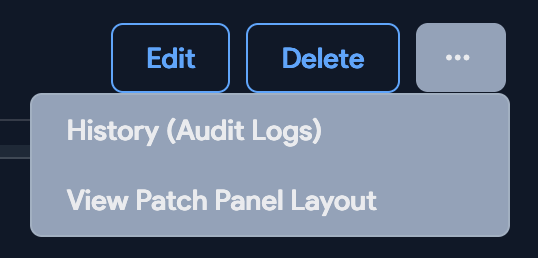 Patch panel layout