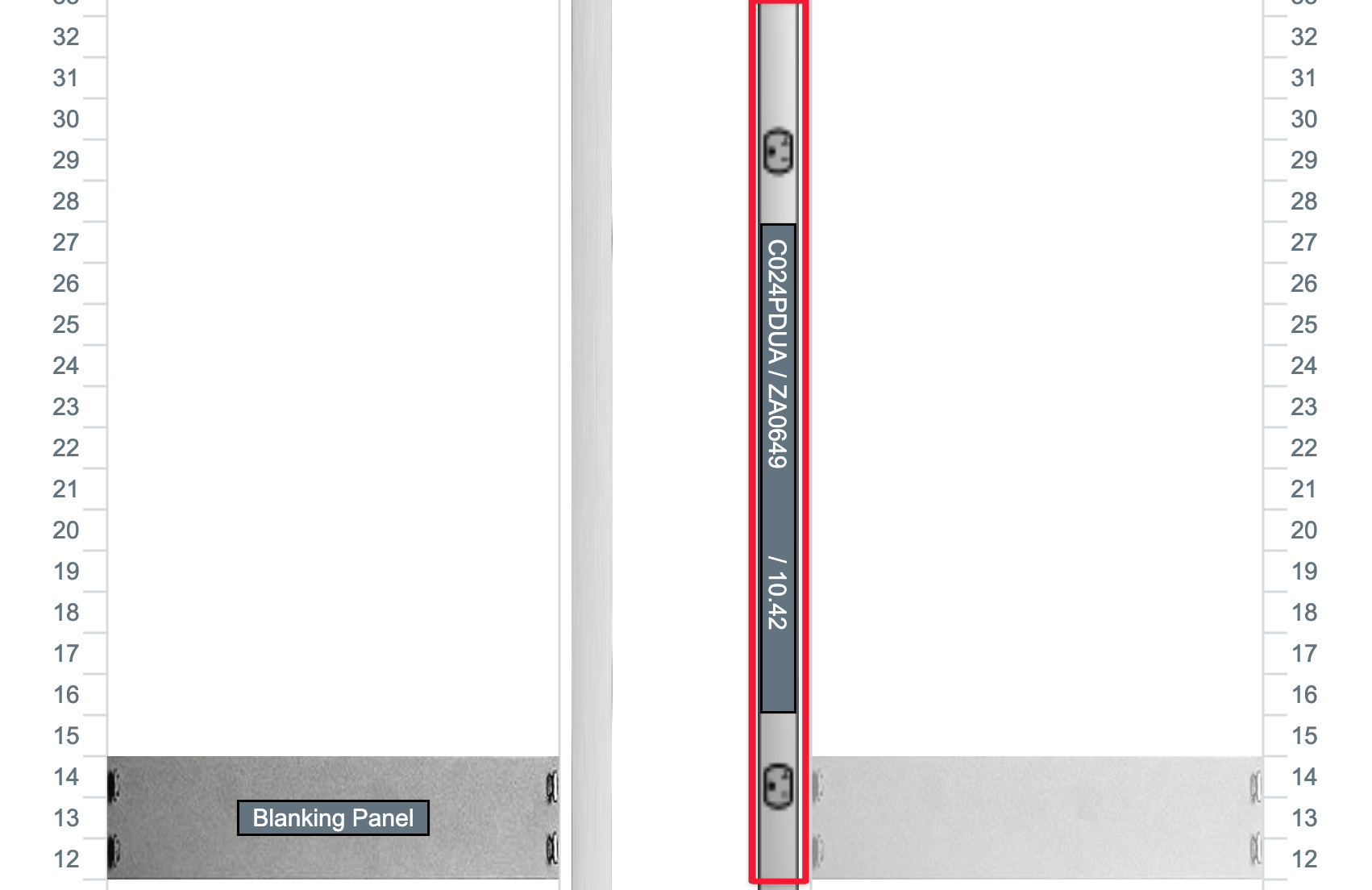 PDUs on the left side or right side of the rack