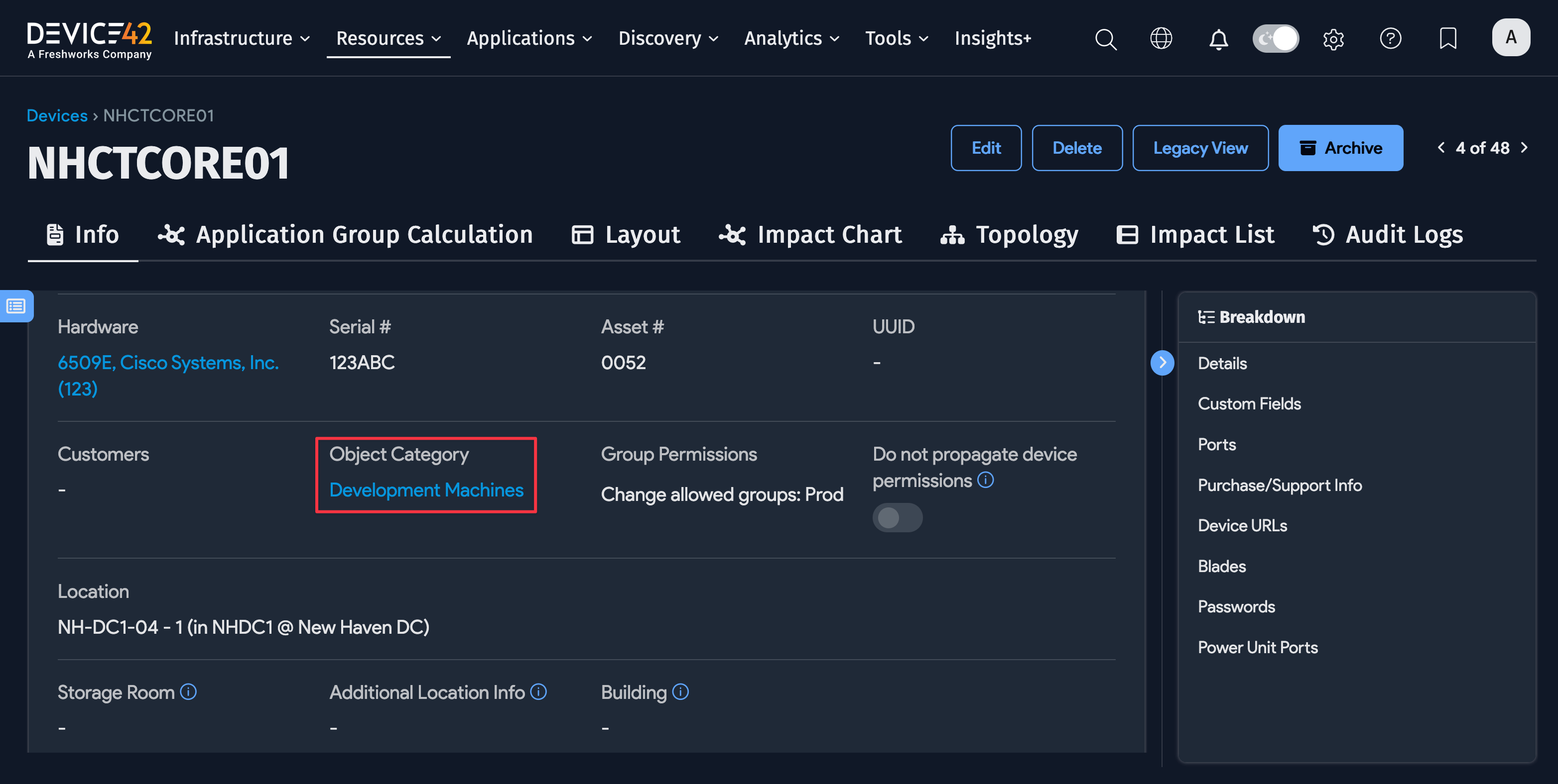Object category field