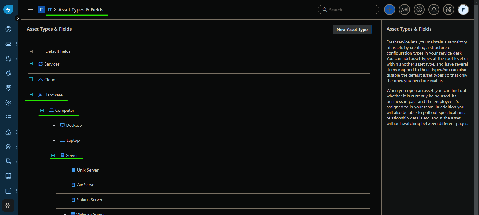Custom field in Freshservice