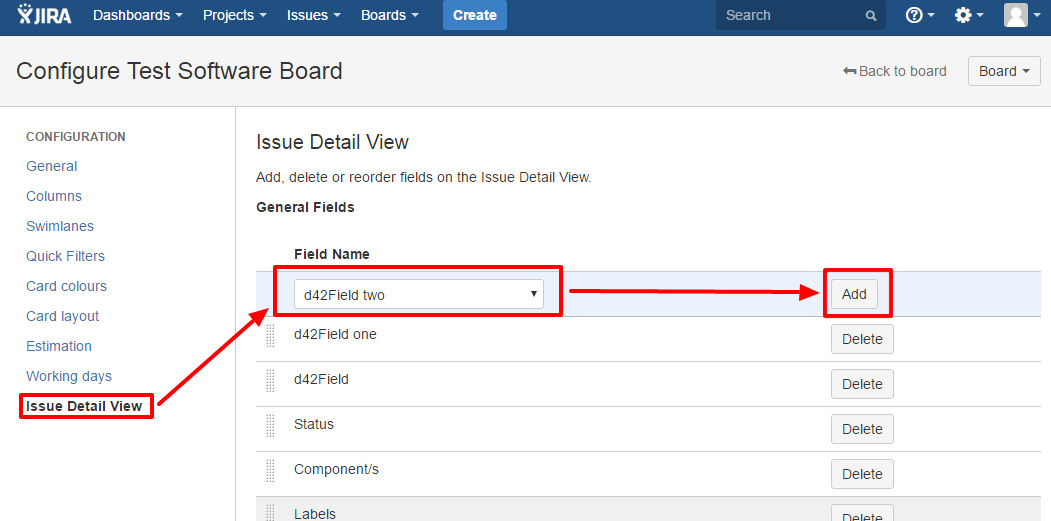 Configure Board Card