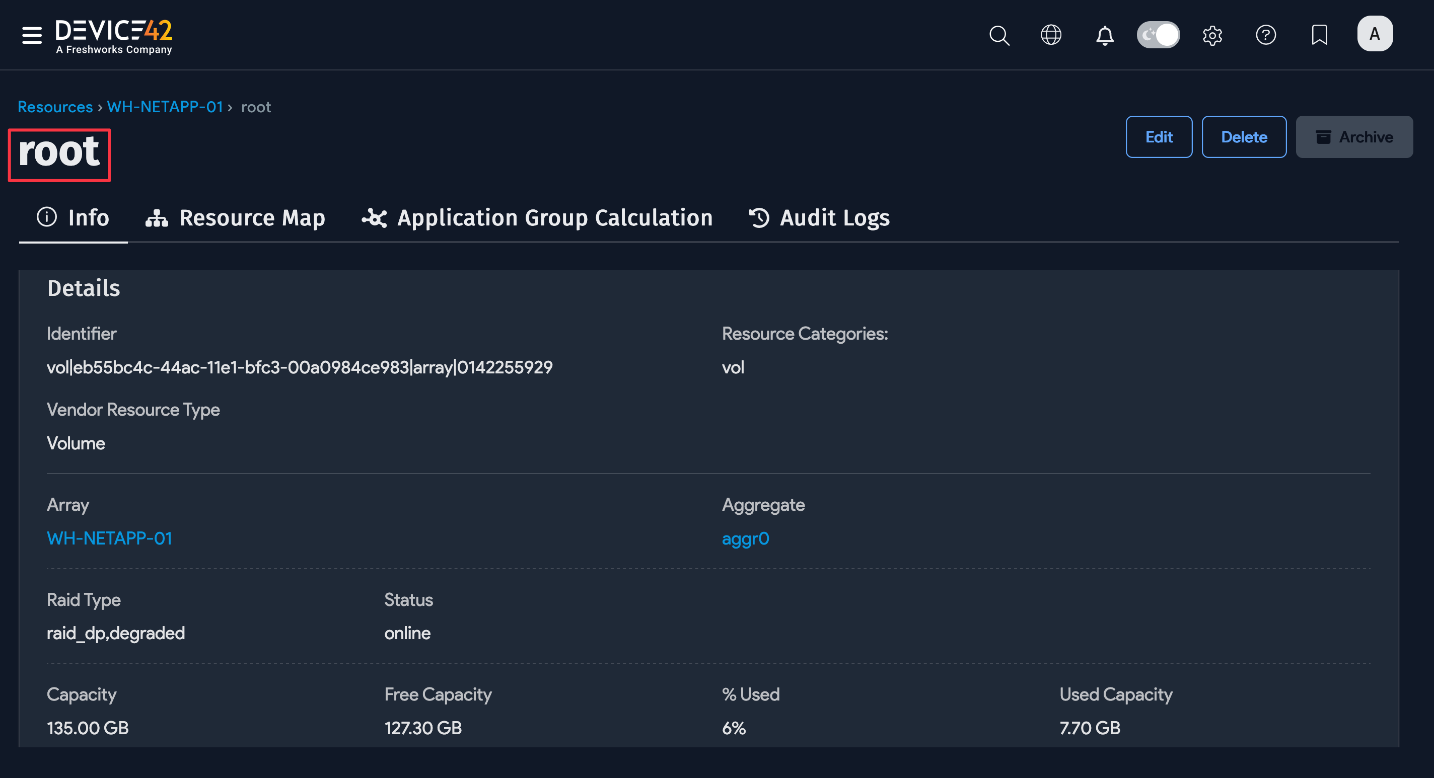 Related resource details