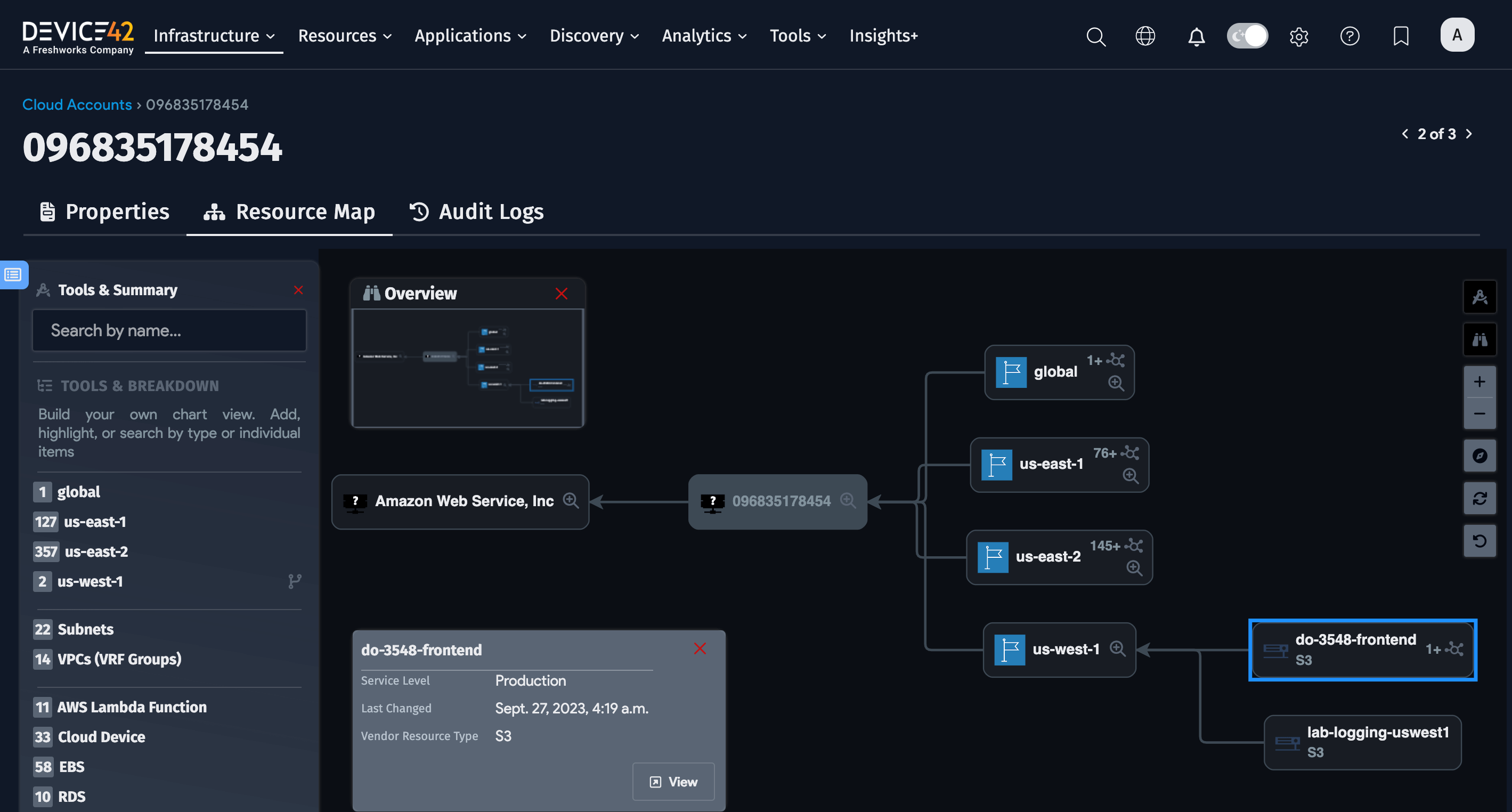 Select expanded item example