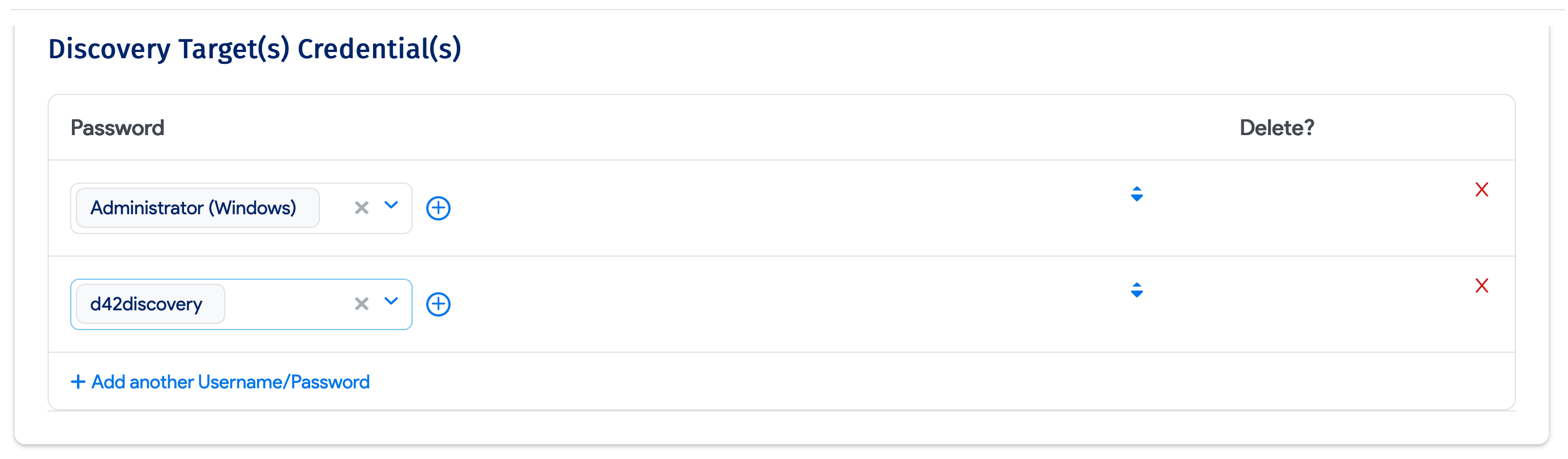 MS SQL discovery job