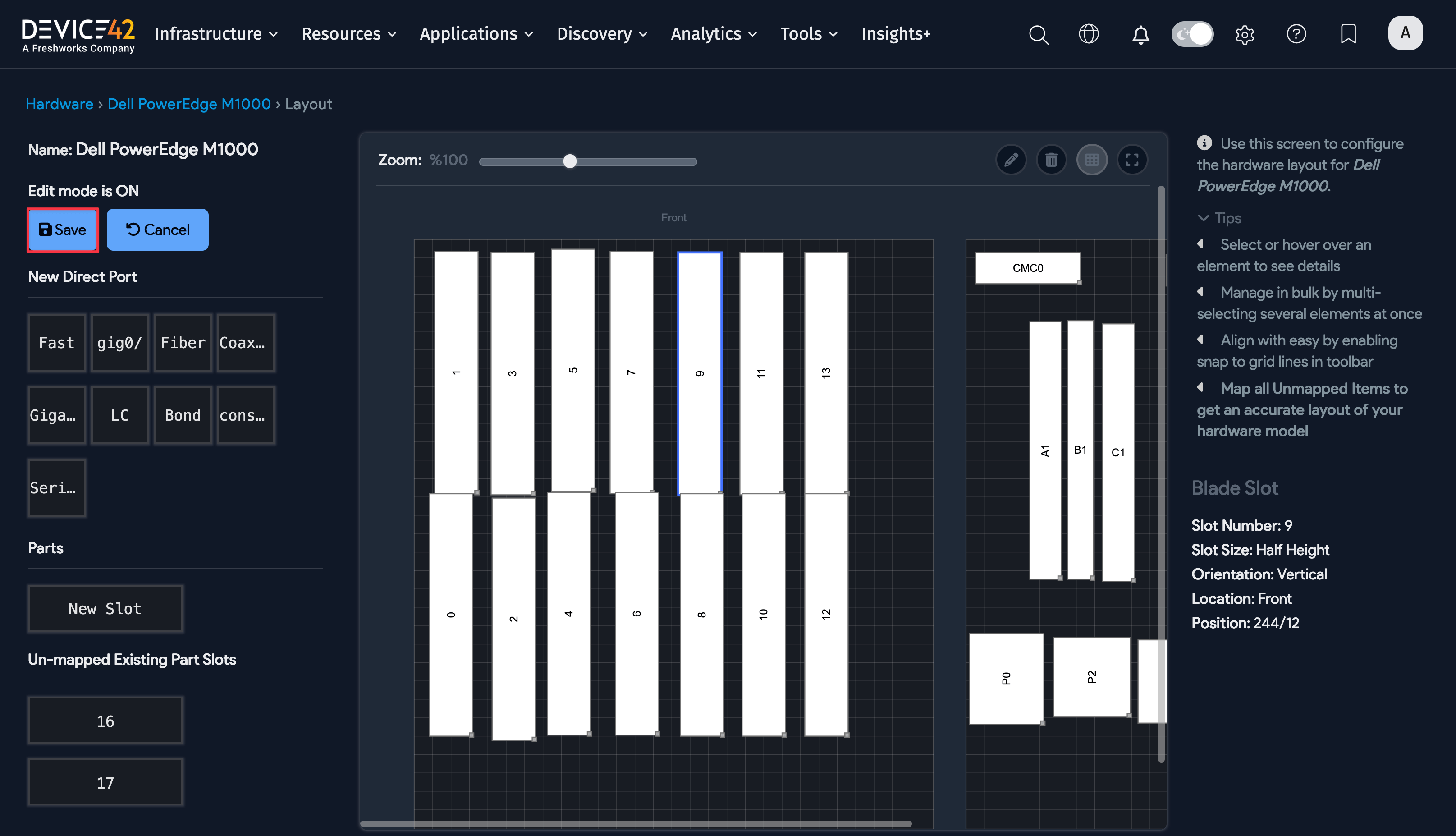 Save button on visual model editor
