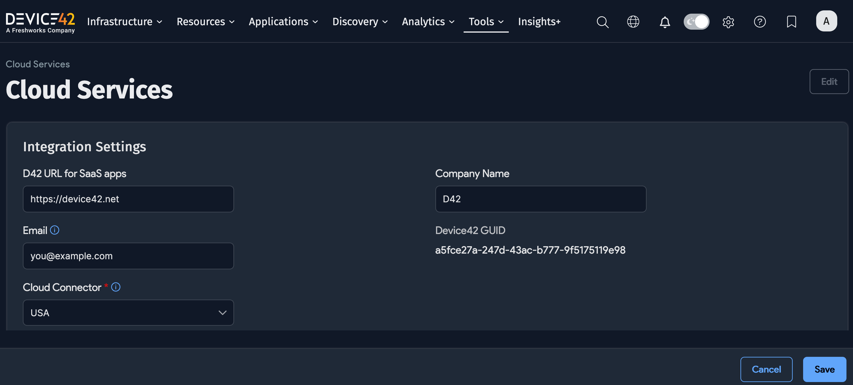 Device42 Cloud Services