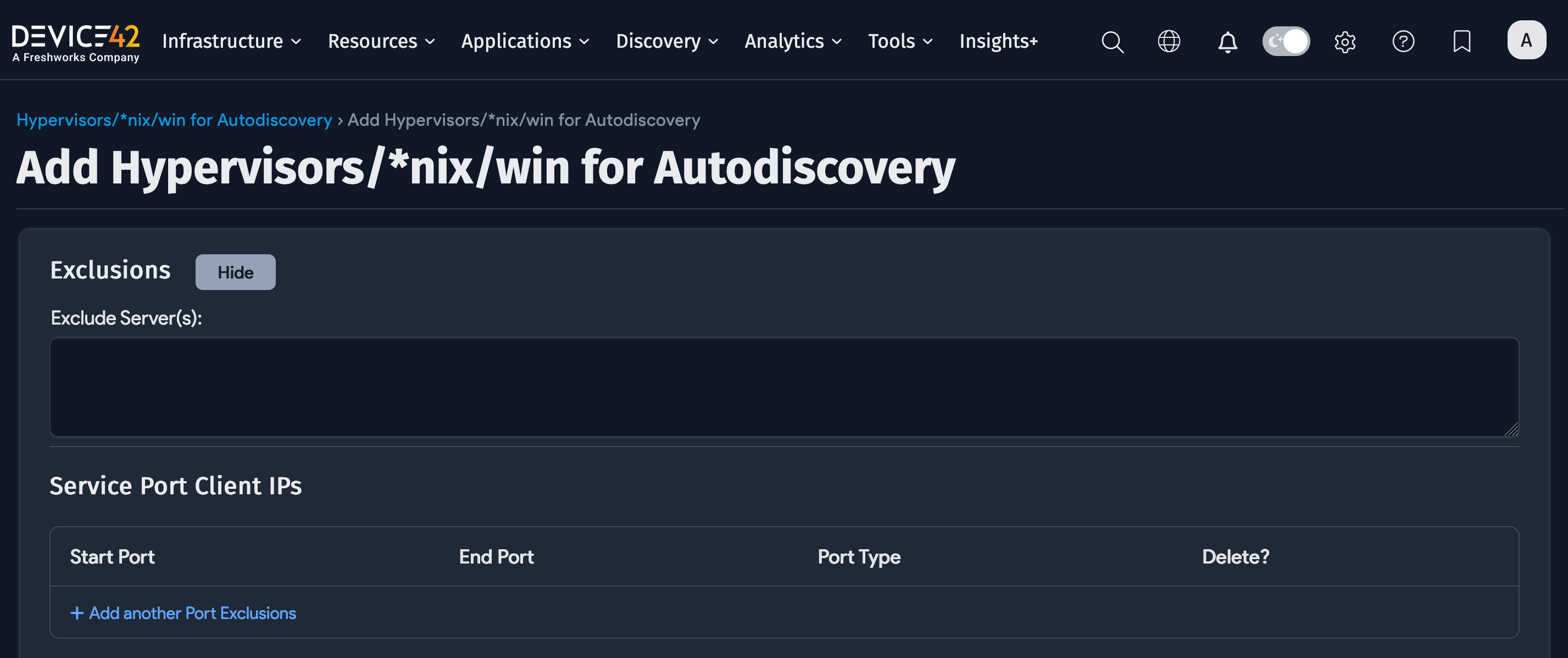 Linux Unix job exclusions
