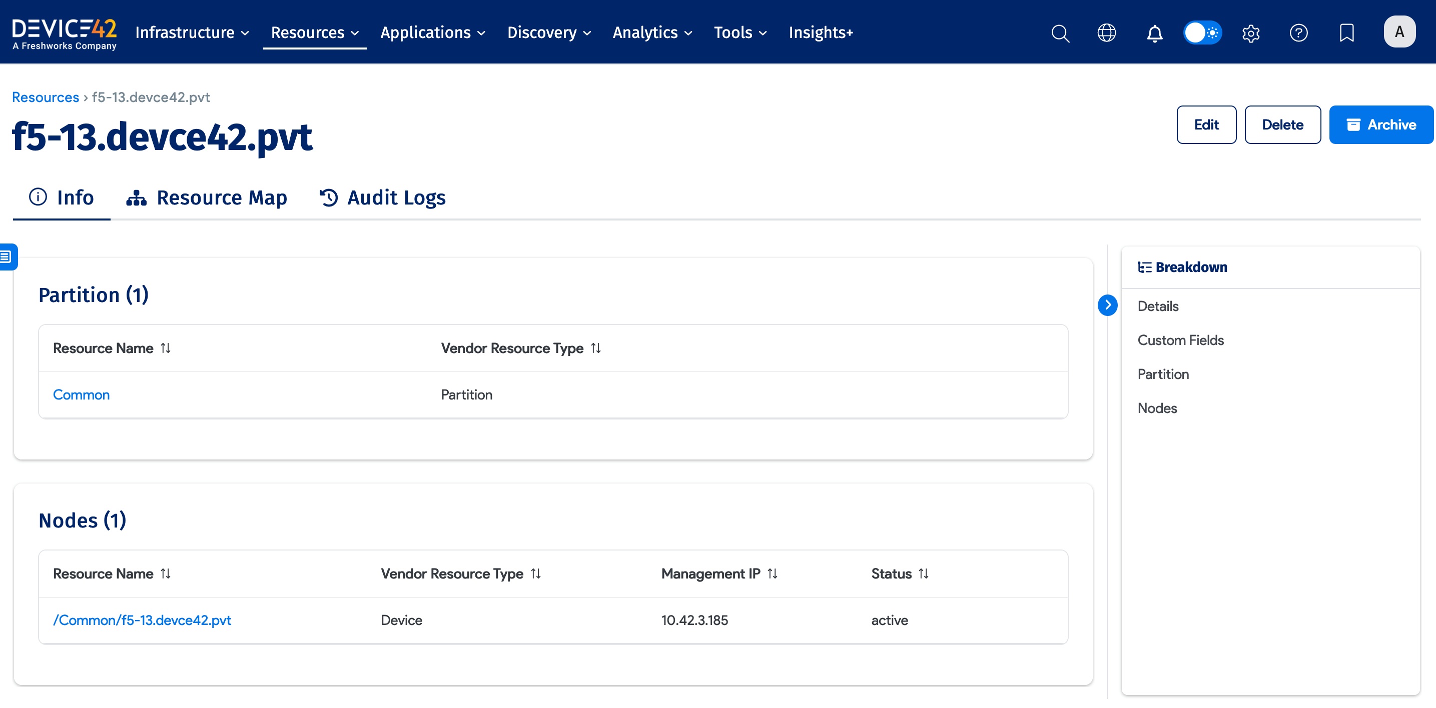 View load balancer details