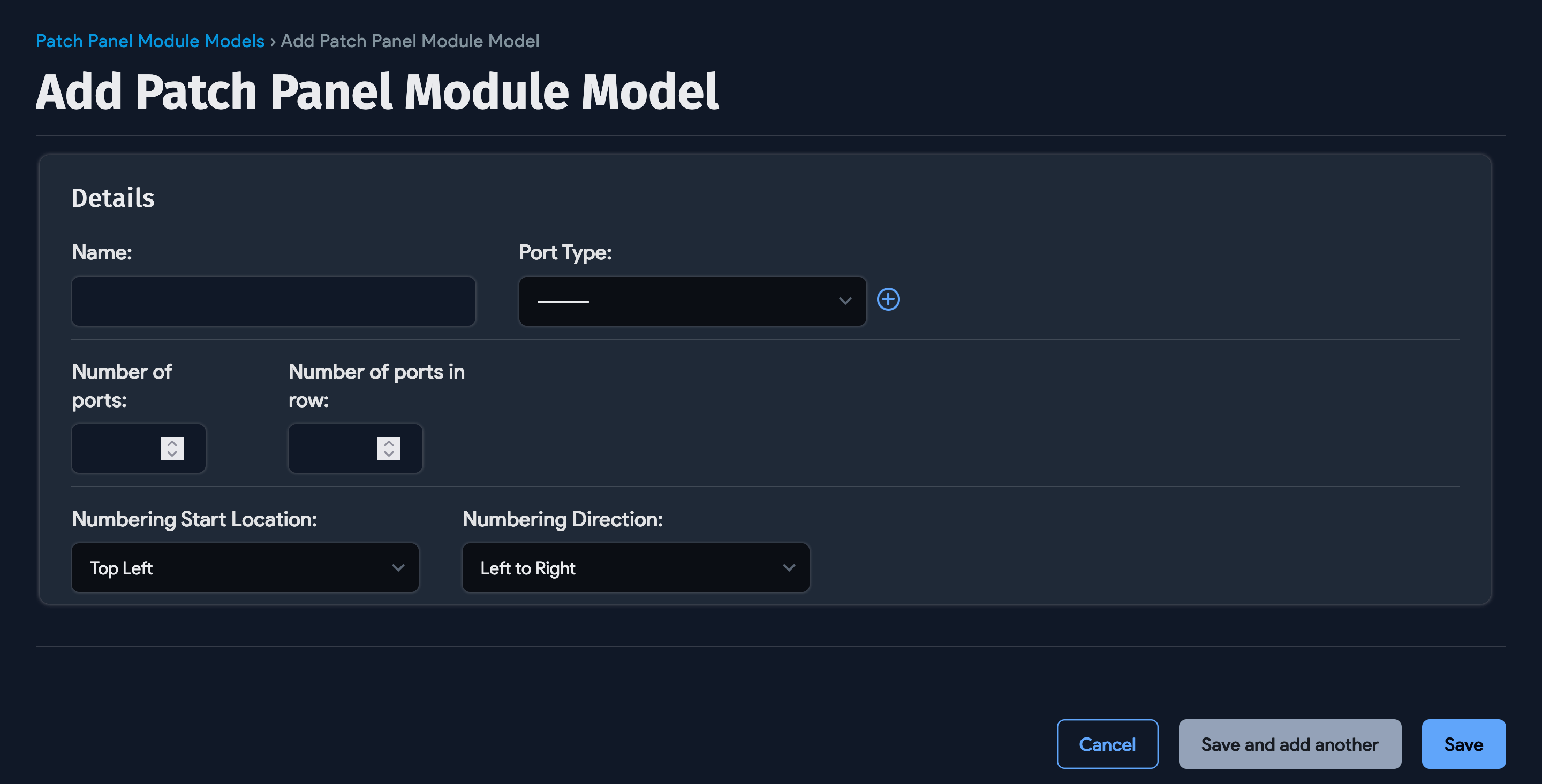 Modular patch panels