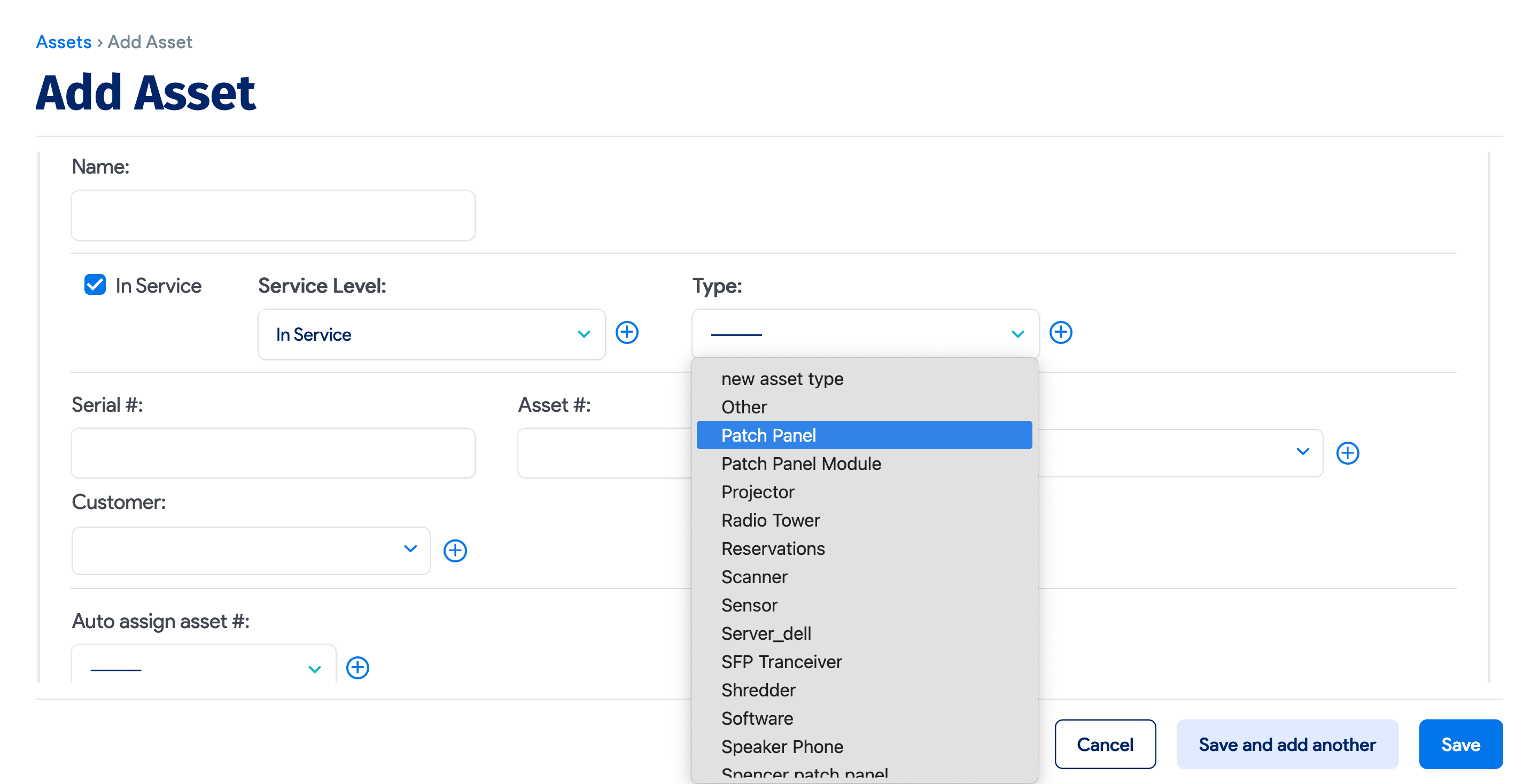 Adding a patch panel