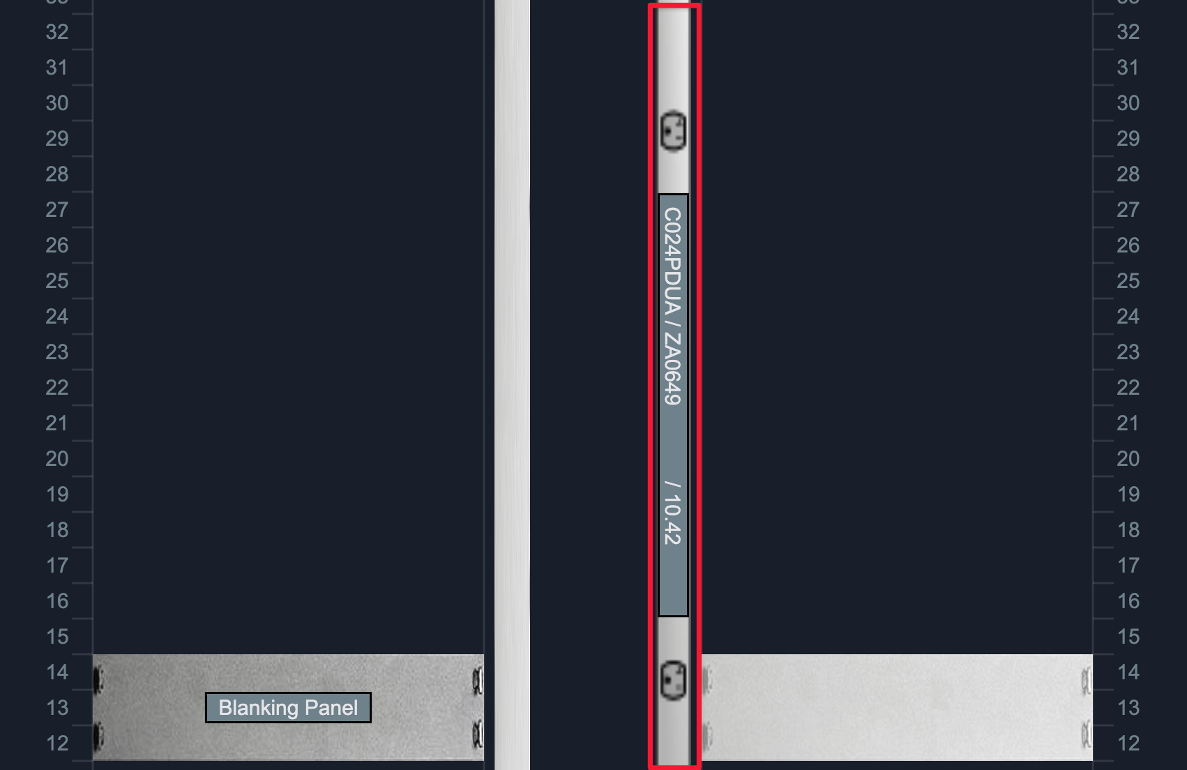 PDUs on the left side or right side of the rack