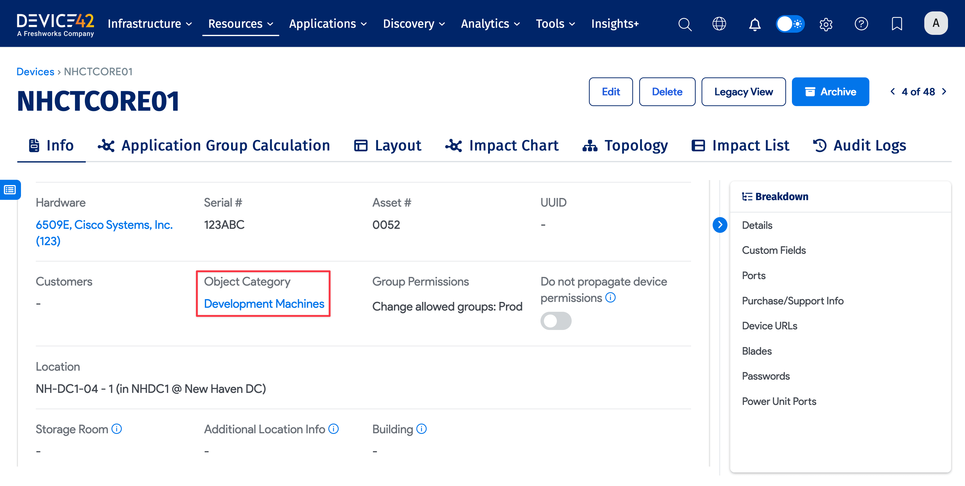 Object category field