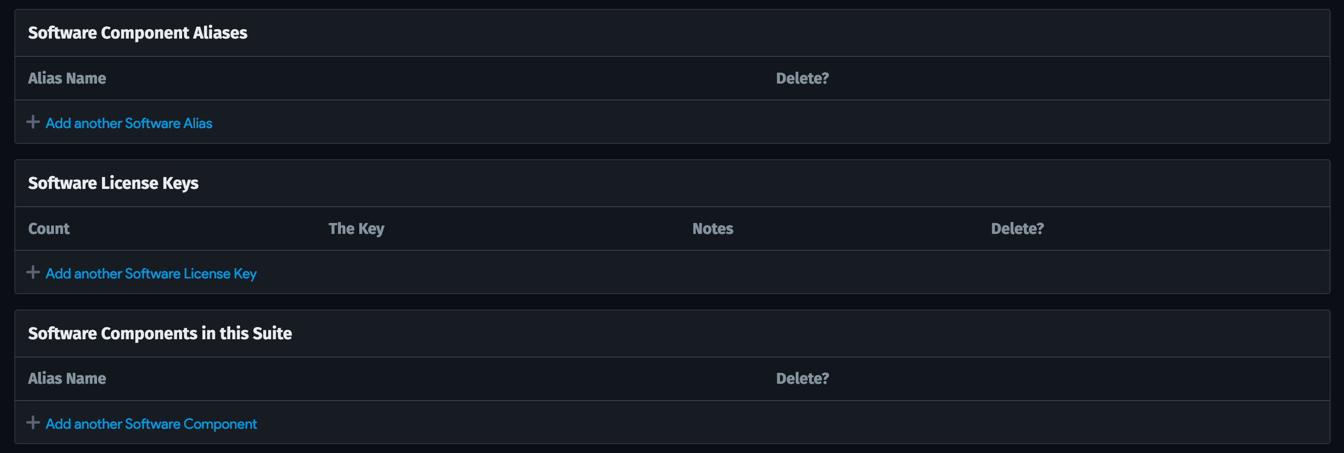 Change software component