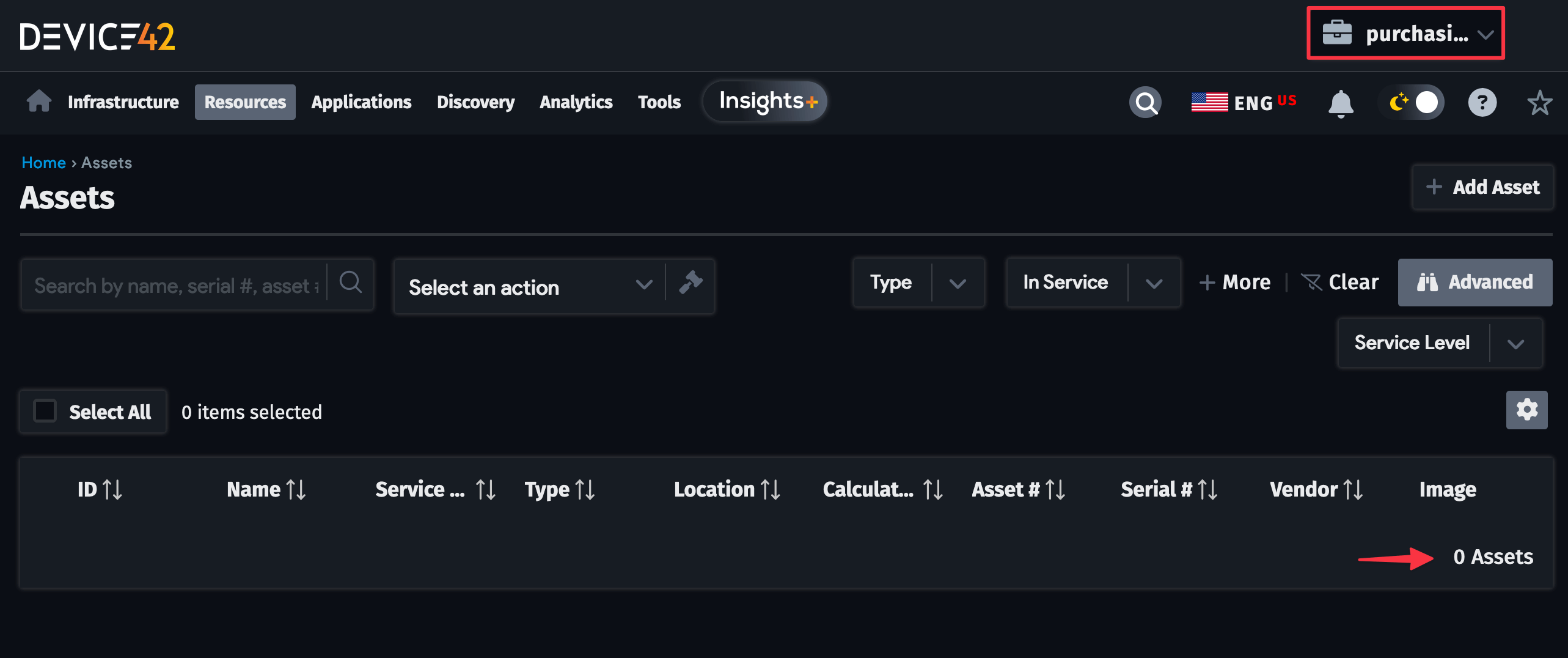 Purchasing user device list