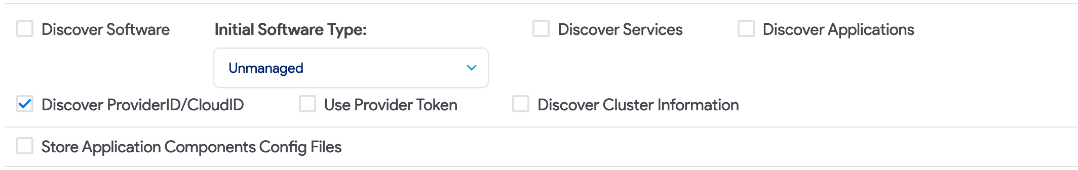 Discover software and app comp settings