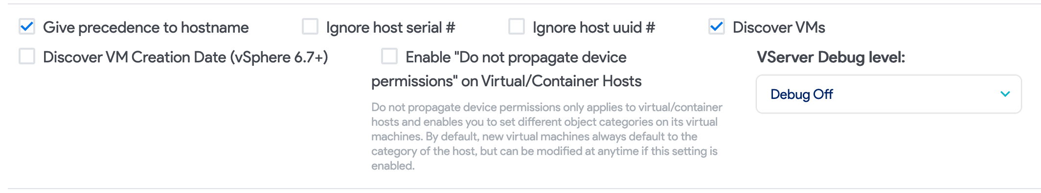 VM options